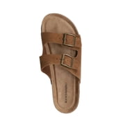 Khombu Womens Lightweight Suede Sandal, Brown - Size 8