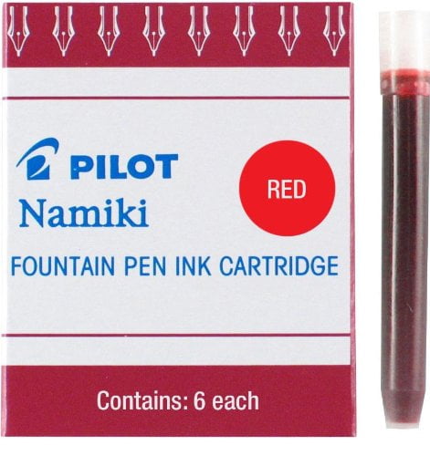 6 Cartridges per Pack 69002 Pilot Namiki IC50 Fountain Pen Ink Cartridge 