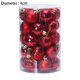 thumbnail image 2 of FloreceBien 34 Piezas 4 cm Adornos de Bolas de Navidad Inastillables para Decoración de Fiesta de Cumpleaños de Boda de Árbol de Navidad, 2 of 5