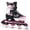 Pink, variant on Adjustable Inline Skates for Kids Boys Girls Women Beginner Fun Illuminating Outdoor Skates