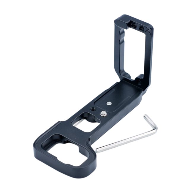 Matsuzay Placa de soporte de cámara en forma de L de liberación rápida soportes de trípode soporte de Base de disparo accesorios de cámaras Accesorios de cámara y óptica Negro 1