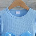 thumbnail image 4 of Toddler Girl Dresses Ruffle Long Sleeve Baby Girl Fashion Casual Tutu Dresses, 4 of 6
