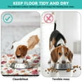 thumbnail image 3 of Botanical Pet Food Mat - Tropical Print, Waterproof Dog Feeding Placemat, 3 of 3