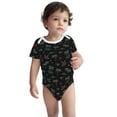 thumbnail image 3 of Daiia Hawaiian Style Printed Unisex-Baby Short Sleeve Onesies Bodysuits Baby Climbing Clothes Soft and Comfortable Romper with Expandable Shoulder Design-6 Months, 3 of 8