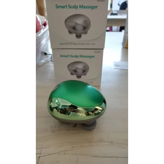Masajeador de cabeza eléctrico Octopus para cuero cabelludo, uso dual, seco y húmedo, artefacto de extracción de alma con amasado