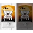 thumbnail image 2 of Caroline's Treasures BB1778CNL Halloween White English Bulldog Ceramic Night Light, 6x4x3", multicolor, 2 of 2
