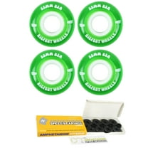 Bigfoot Skateboard Wheels 55mm 83A Soft Cruiser Filmer Green Ceramic Bearings