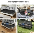 thumbnail image 3 of Mosquito Tent for Bed, Foldable Portable Canopy Net, Travel Camping  Tent, Black 1pc, 3 of 6