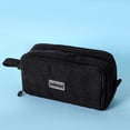 thumbnail image 4 of Estuche para lápices de pana con múltiples compartimentos | Organizador de estuches para bolígrafos de gran capacidad | Bolsa de papelería de tela resistente al desgaste para estudiantes, 4 of 5
