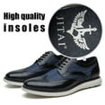 thumbnail image 2 of JITAI Men's Oxford Dress Shoes Casual Shoes Men Blue Size 12, 2 of 5