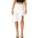 thumbnail image 1 of FALDA ENVOLVENTE ELEGANTE CON VOLANTES ASIMÉTRICA DE CINTURA ALTA INSPIRADA EN MUJERES CHIC XL BLANCA, 1 of 6
