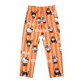 thumbnail image 7 of Hello Kitty Boo Halloween Costumes Women's Orange Striped Sleep Pajama Pants-XXL, 7 of 7