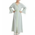 thumbnail image 6 of YunPes Girls Dress Long Skirt Spring Summer Autumn New Large Children Loose Long Sleeve Arab Youth Long Skirt Casual Dress Lass Dress, 6 of 9