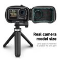 thumbnail image 2 of Mini Sac de Protection de Rangement pour Dji Osmo Action 4 Brossé Demi-Ouvert à Dégagement Rapide Étui de Transport pour Accessoires Action 3 pour Action 4 3, 2 of 5