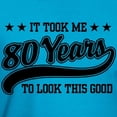 thumbnail image 3 of CafePress - Funny 80Th Birthday Men's Fitted T Shirt (Dark) - Men's Fitted T-Shirt, 3 of 4