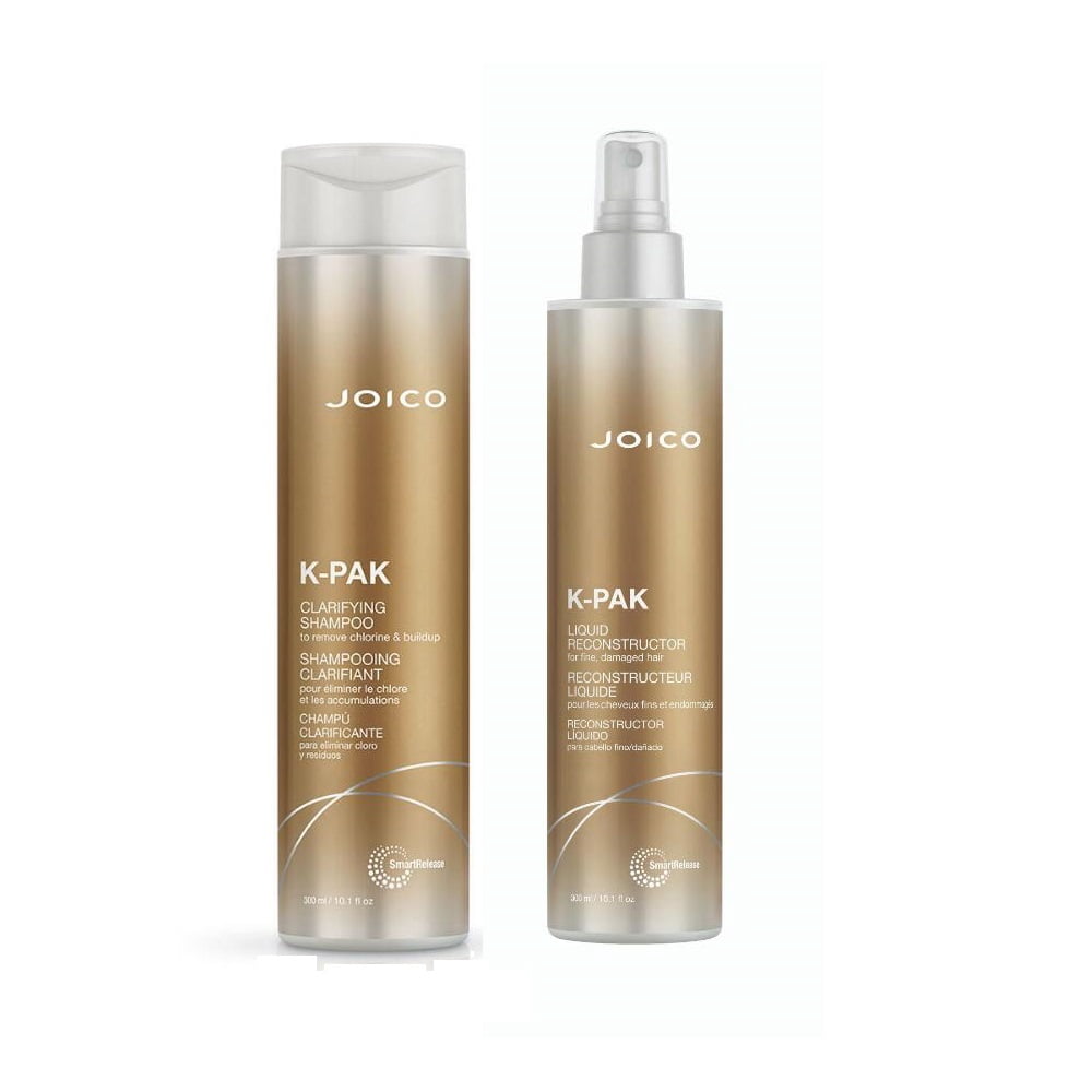 Joico K-Pak Clarifying Shampoo to Remove Chlorine Buildup & Liquid  Reconstructor for Fine/Damaged Hair 10.1 oz Duo - Walmart.com