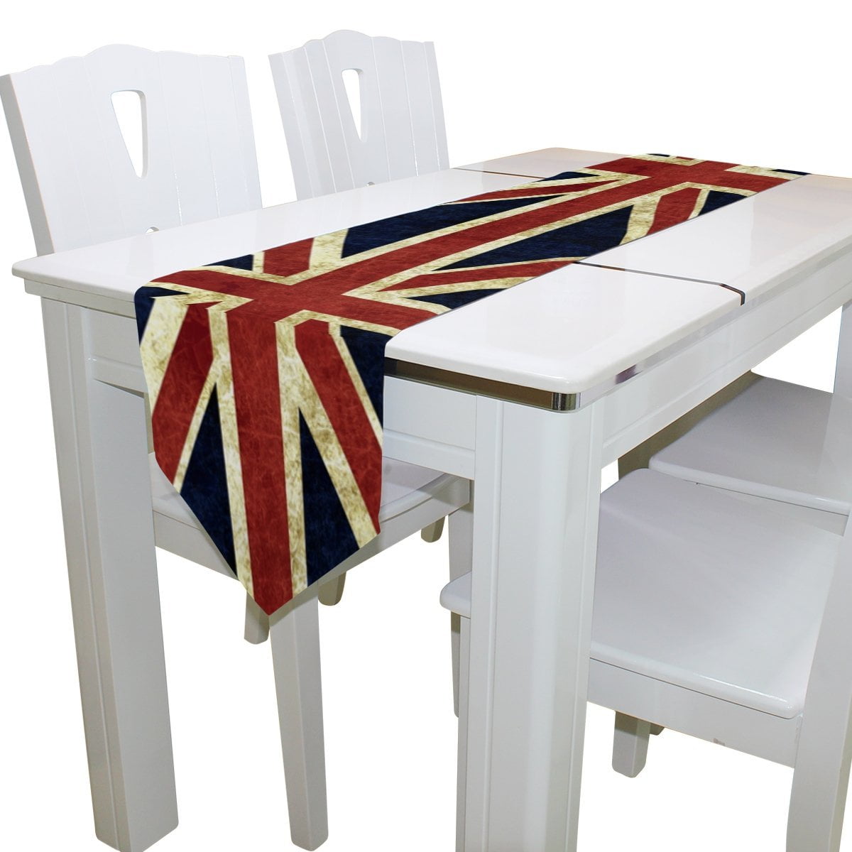 POPCreation Vintage Union Jack British Table Runner Decoration Kitchen