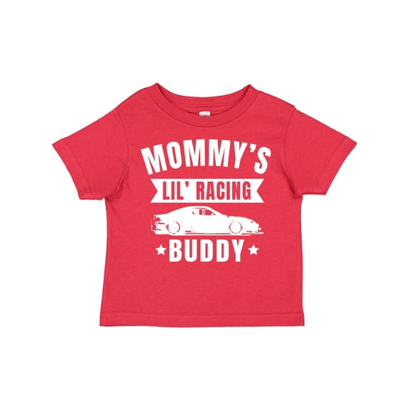 Inktastic Mommys Lil Racing Buddy Boys or Girls Toddler T-Shirt