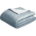 thumbnail image 2 of Ultra-Soft Micromink Sherpa College Dorm Blanket - Twin, Tide Pool Blue, 2 of 7