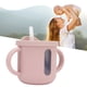 thumbnail image 1 of Taza para Sorber de Silicona, Asas Dobles Taza para Sorber A Prueba de Derrames Taza Con Pajita para Bebés Taza de Abrenamiento Para Niños Pequeños A Prueba de Fugas para, 1 of 7