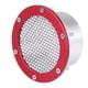 thumbnail image 2 of Rejilla universal para conducto de aire de carreras de coches, entrada de ventilación para parachoques para entrada de aire frío (rojo), 2 of 8