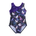 thumbnail image 3 of TiaoBug Kids Girls One Piece Ballet Dance Gymnastics Leotard Bodysuit Leopard Printed Tankini Jumpsuit, 3 of 7