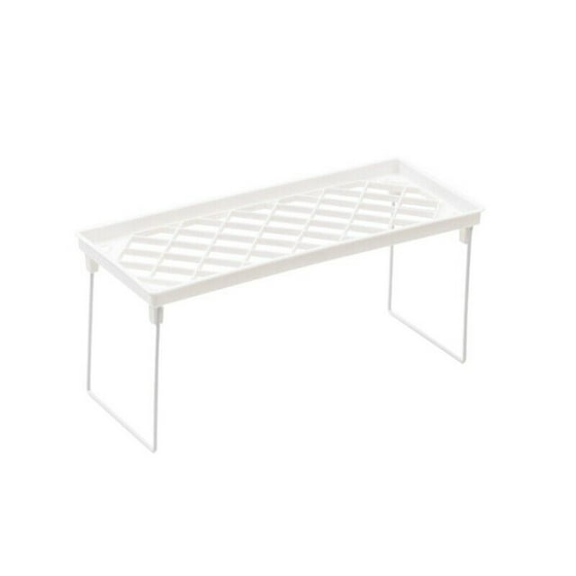 Clearance Sale! Shelves Expandable Stackable Cabinet Shelf Kitchen Counter Rack Organizer Multipurpose Pantry Bedroom Bathroom Storage Racks Holder Bathroom Cabinet Organizer, A, Relocy