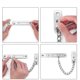 thumbnail image 4 of 304 Stainless Steel Anti-theft Chain Thicker Door Chain Lock Security Chain Door Buckle Room Door An, 4 of 4