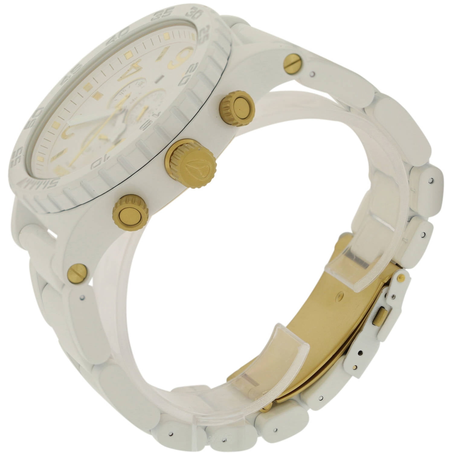 70310 シンプル薄型30　ホワイト Nixon Men's 51-30 White Chrono Watch A0831035-00 - Walmart.com