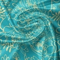 thumbnail image 5 of Ambesonne Yellow and Blue Valance Pack of 2, Twig and Leaves, 54"X12", Turquoise Pale Yellow, 5 of 5