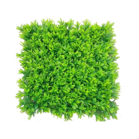 e-joy 12 Piece Artificial Topiary Hedge Plant Privacy Fence Screen Greenery Panels Suitable for Both Outdoor or Indoor, Garden or Backyard and Home Decoration, Mimosa