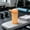 147#Orange, variant on Protein Shaker Bottle 500Ml Sports Water Bottle, Leakproof Mixing Cup with Blender Ball and Measurement Scale, Portable Workout Drink Container for Gym Fitness Running Training