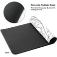 thumbnail image 5 of Topographic Extended White Mouse Pad Large Black White Topo Mousepad Modern Abstract Minimalist Line Desk Mat XL Non-Slip Rubber Base Office Home Computer Keyboard Gaming Mouse Pad 31.5 x 11.8 Inches, 5 of 6