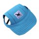 thumbnail image 1 of Xihbxyly Gorra de Béisbol para Mascotas Pequeñas, Protección Solar de Verano, Diseño de Lona Ligera, Ajuste Ajustable, Accesorio para Aventuras Al Aire Libre, Ideal para Cachorros, Talla M, 18 Cm de, 1 of 1