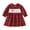 style-18 Red, variant on Yammkia Baby Girl Dress Puff Sleeve Smocked Solid Color Dress Toddler Girl Dresses 6 9 12 18 24 Months 2T 3T 4T (Pink,Size 12-18 Months)