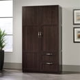 thumbnail image 2 of Pemberly Row Transitional Wood Wardrobe Armoire in Cinnamon Cherry, 2 of 9