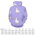 thumbnail image 2 of Great White Pekin Duck-1 Men's Women New Sweatshirt Hoodie Men's Plus Size Sweatshirt Hooded Sweatshirt 3d Printed Street Men's Cloth, 2 of 6