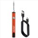 thumbnail image 1 of Kit de Mini Soldador con Rosca 510, Voltaje Ajustable de 3 Velocidades con Punta de Soldador, 650 MAh, Recargable por USB, Color Naranja, 1 of 5