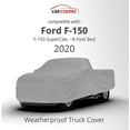 thumbnail image 2 of Weatherproof Truck Cover Compatible with 2020 Ford F-150 with SuperCab, 8 Foot Bed - Outdoor & Indoor - Rain, Snow, Hail, Sun - Theft Cable Lock, Bag & Wind Straps, 2 of 9