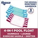 thumbnail image 2 of Hamaca Pool Float Aqua Monterey, paquete de 3, azul claro y rayas, 2 of 6