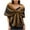Brown, variant on Fewfanhot Women's Faux-Fur Bridal Shawl Wrap with Elegant Design for Wedding Ceremonies and Formal Party