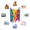 thumbnail image 6 of Power Rangers Laundry Basket Circular Laundry Hamper Dirty Clothes Storage Bucket Toy Organizer With Handles For Bedroom Bathroom College Dorm Medium, 6 of 8