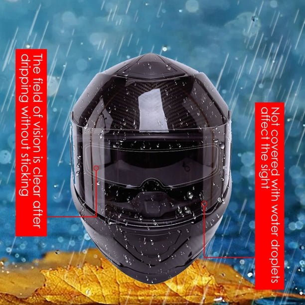 Película antiniebla para visera de casco de motocicleta Nano revestimiento PET película resistente a la niebla