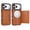 Brown, variant on TECH CIRCLE Wallet Phone Case for iPhone 7 Plus/8 Plus, with Card Holder, Stand, Compatible with Magnetic Car Mounts, Lightweight PU Leather Shell Protective Case, Brown
