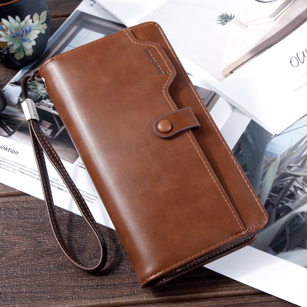 Long Wallet Card Holder Male Purse Large Capacity Wallet For Men Clutch
