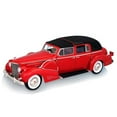 thumbnail image 1 of 1938 Cadillac Fleetwood Towncar, Red - Signature Models 18117 - 1/18 Scale Diecast Model Toy Car, 1 of 1