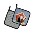 thumbnail image 2 of Caroline's Treasures Dog House Collection Chinese Crested Cream Pair of Pot Holders, 2 of 3