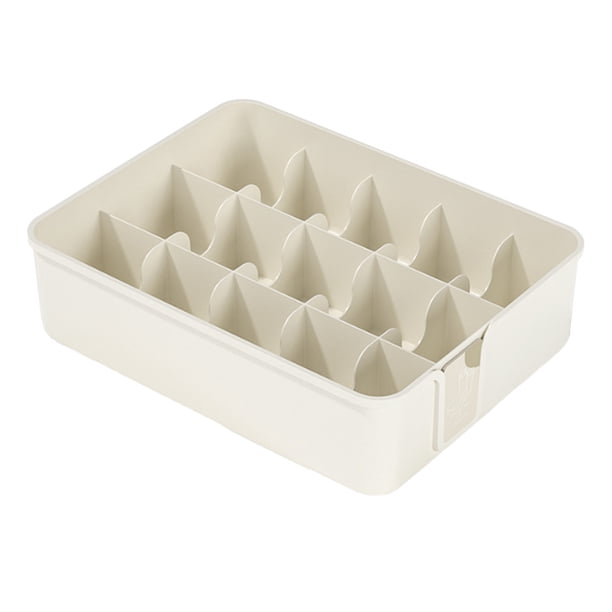 Caja De Almacenamiento De Ropa Interior, Organizador De Ropa Interior De Calcetines De 15 Celdas Para Armario