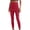 Red, variant on Qiopertar Women's Fake Two-Piece Leggings Skirt Sports Plus Size Pants Casual Comfy Stretchy Elastic Waistband Long Leggings, White XL