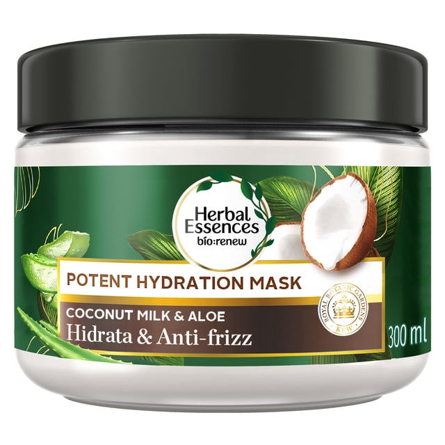 Mascarilla Capilar Hidratación Potente y Anti-Frizz Herbal Essences Coco 300 ml